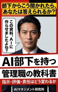 AI部下を持つ管理職の教科書