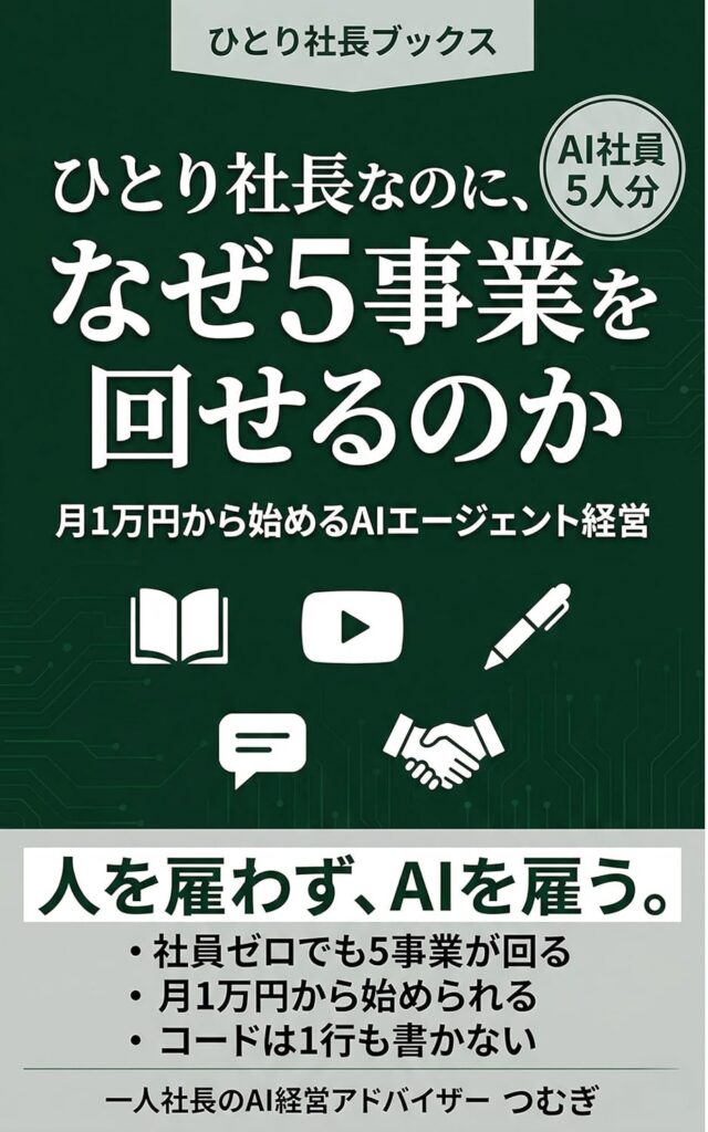 ひとり社長なのに、なぜ5事業を回せるのか