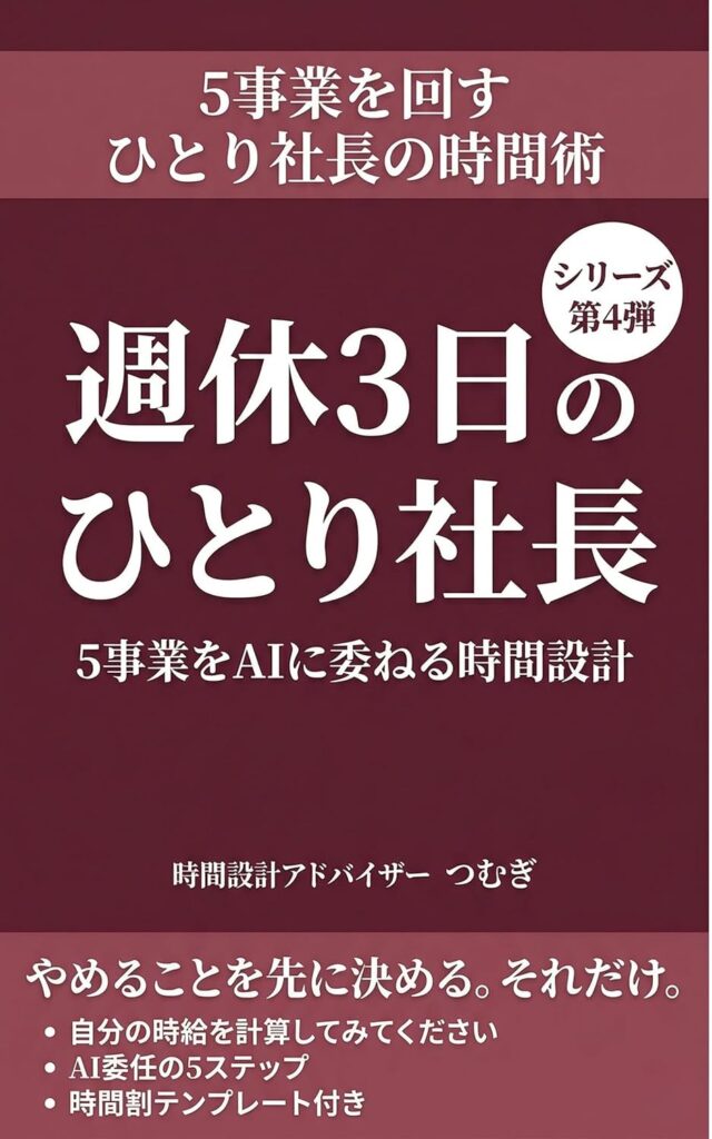 週休3日のひとり社長